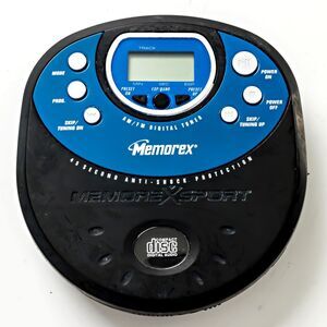 Memorex 2Xtreme Portable CD Player cd-r / cd-rw + AM/FM Radio Model MD6868BLU